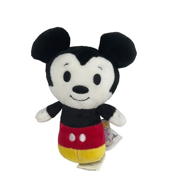 Hallmark Itty Bittys Disney Mickey Mouse Bean Bag Plush 5" Stuffed Toy - Picture 1 of 16